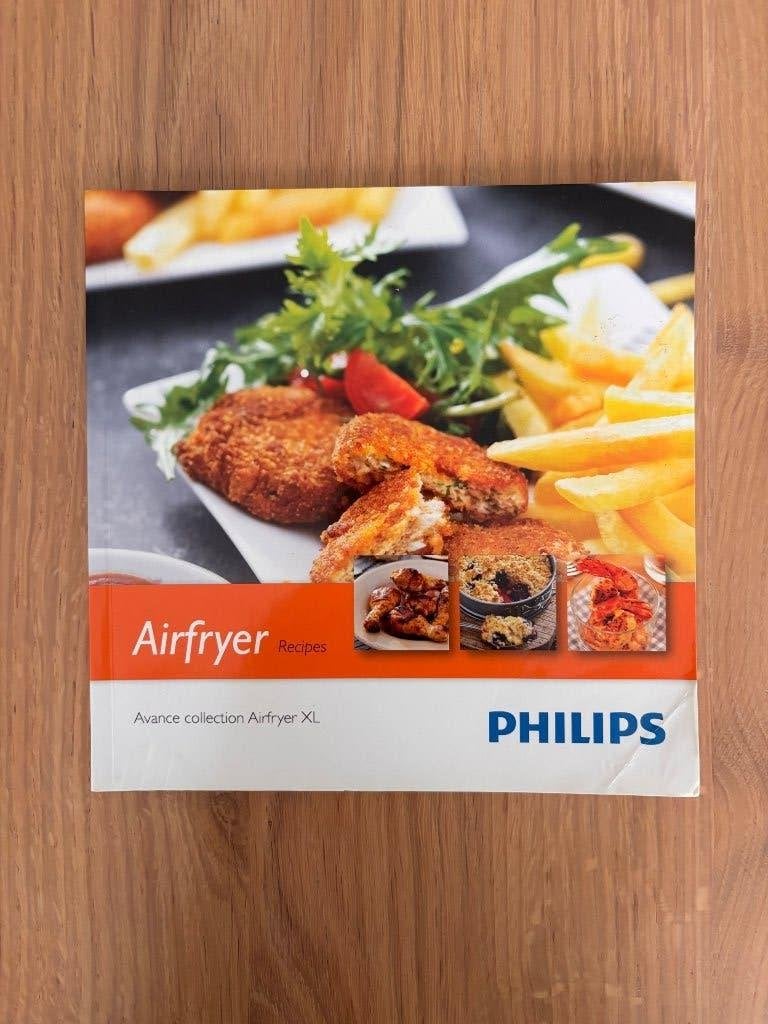 Kookboek van airfryer, gebruikt. Philips, Ophalen of Verzenden, Gelezen