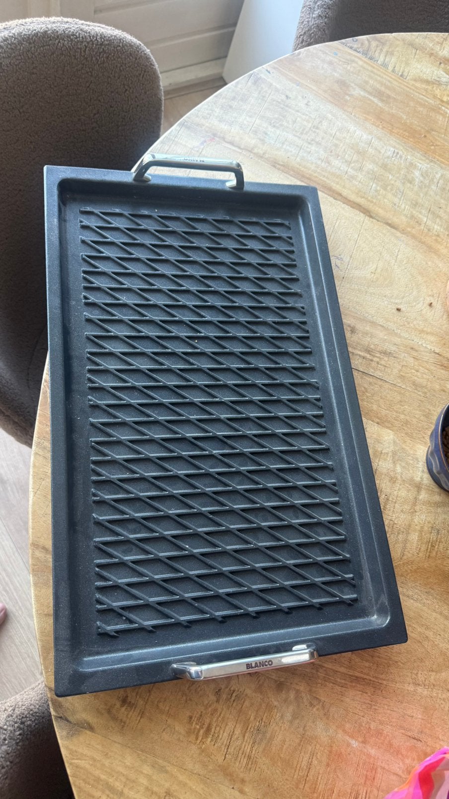 Grillplaat voor inductie, Ophalen, Zo goed als nieuw