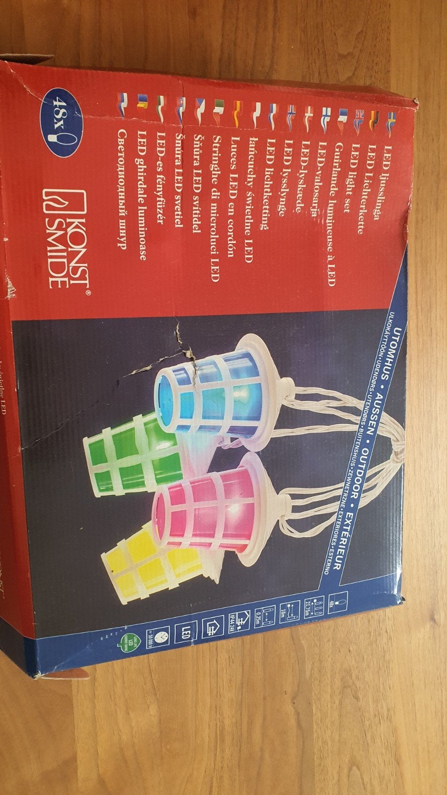Konstsmide LED Lichtslinger 48x - Nieuw in doos, Kunststof, Minder dan 50 watt, Overige typen, Nieuw