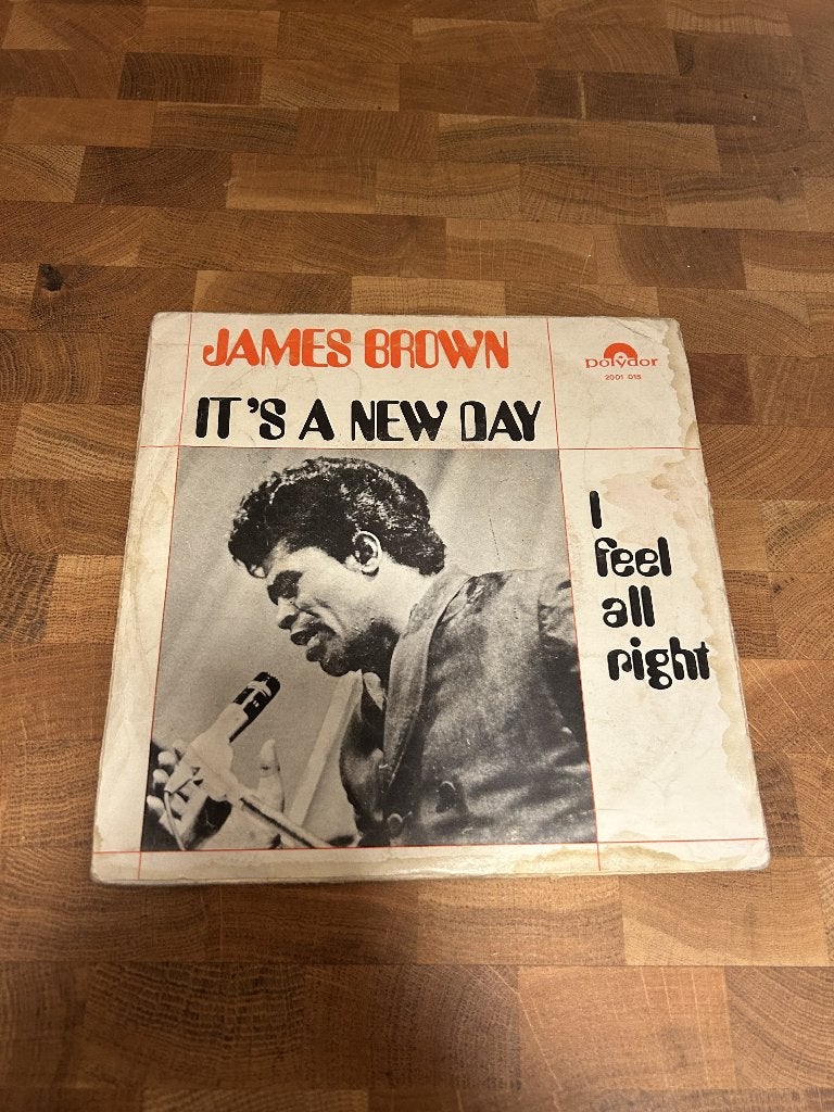 James Brown It's a new day single, Ophalen of Verzenden, Gebruikt, Pop