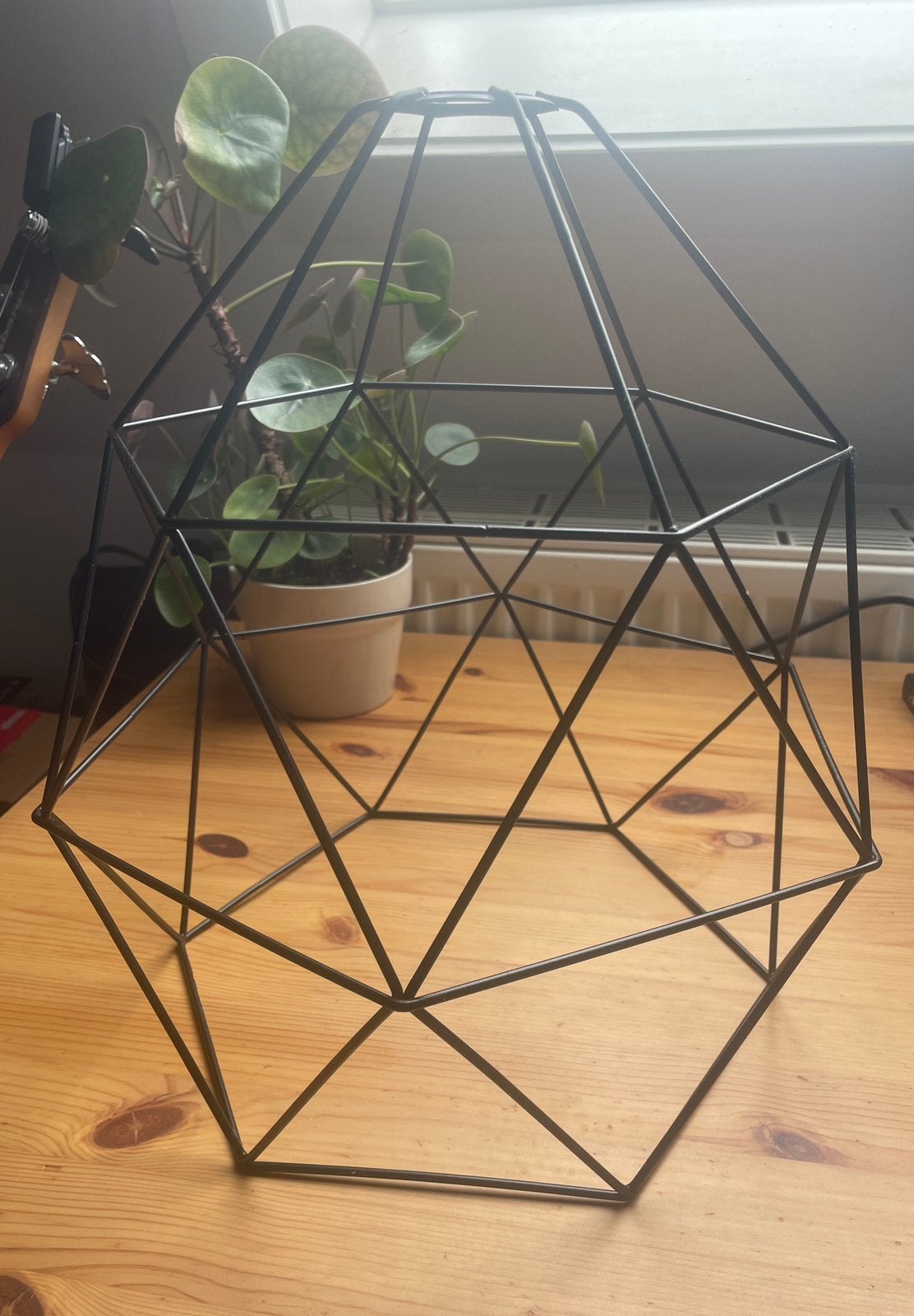 IKEA BRUNSTA hanglampenkap zwart 30cm, Ophalen, Zo goed als nieuw