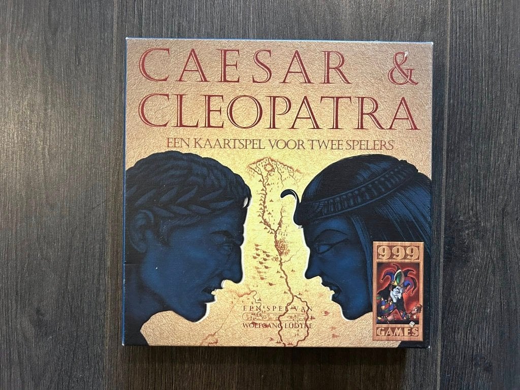 Caesar & Cleopatra Kaartspel - 999 Games, Ophalen of Verzenden, Zo goed als nieuw, 999 Games