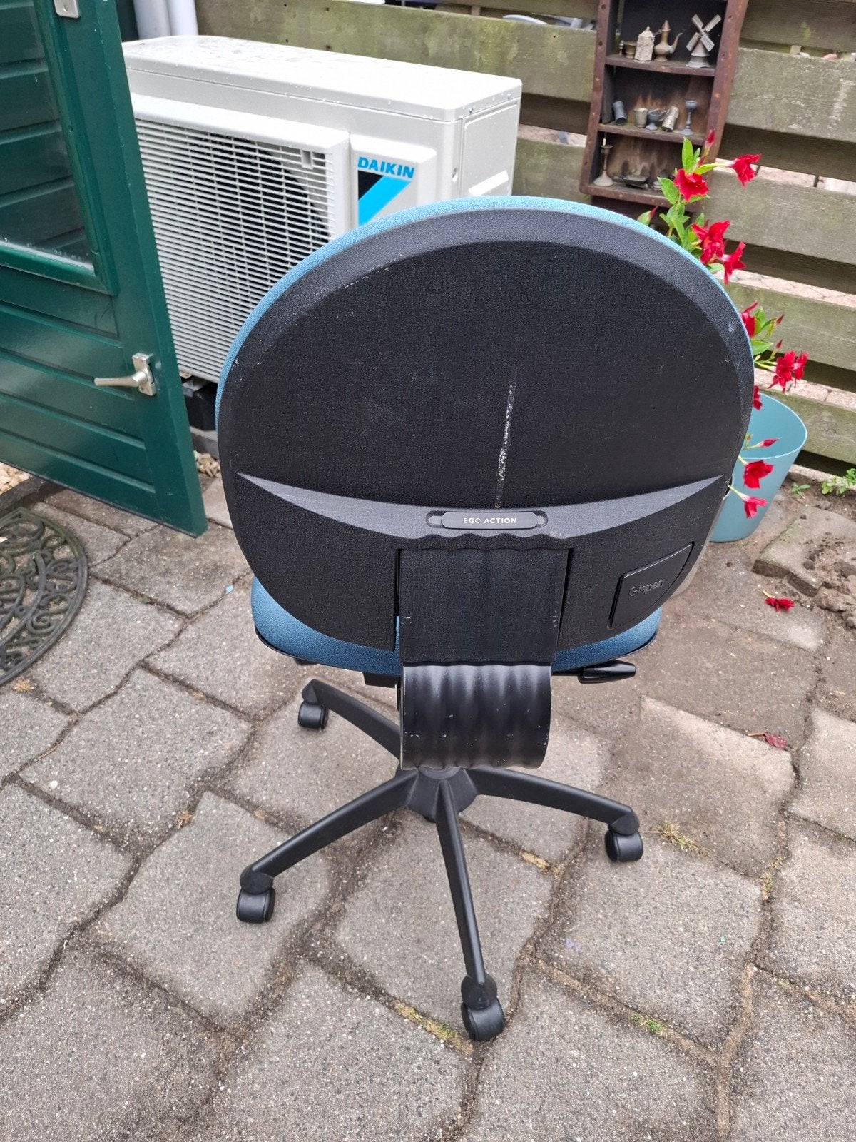 Gispen bureaustoel - Comfortabel en verstelbaar, Ophalen, Gebruikt, Blauw, Bureaustoel