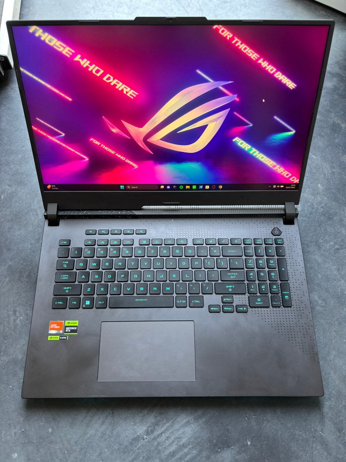 Asus ROG Strix 17 4070 32GB 1TB Gaming Laptop, Ophalen of Verzenden, Zo goed als nieuw, Gaming, SSD