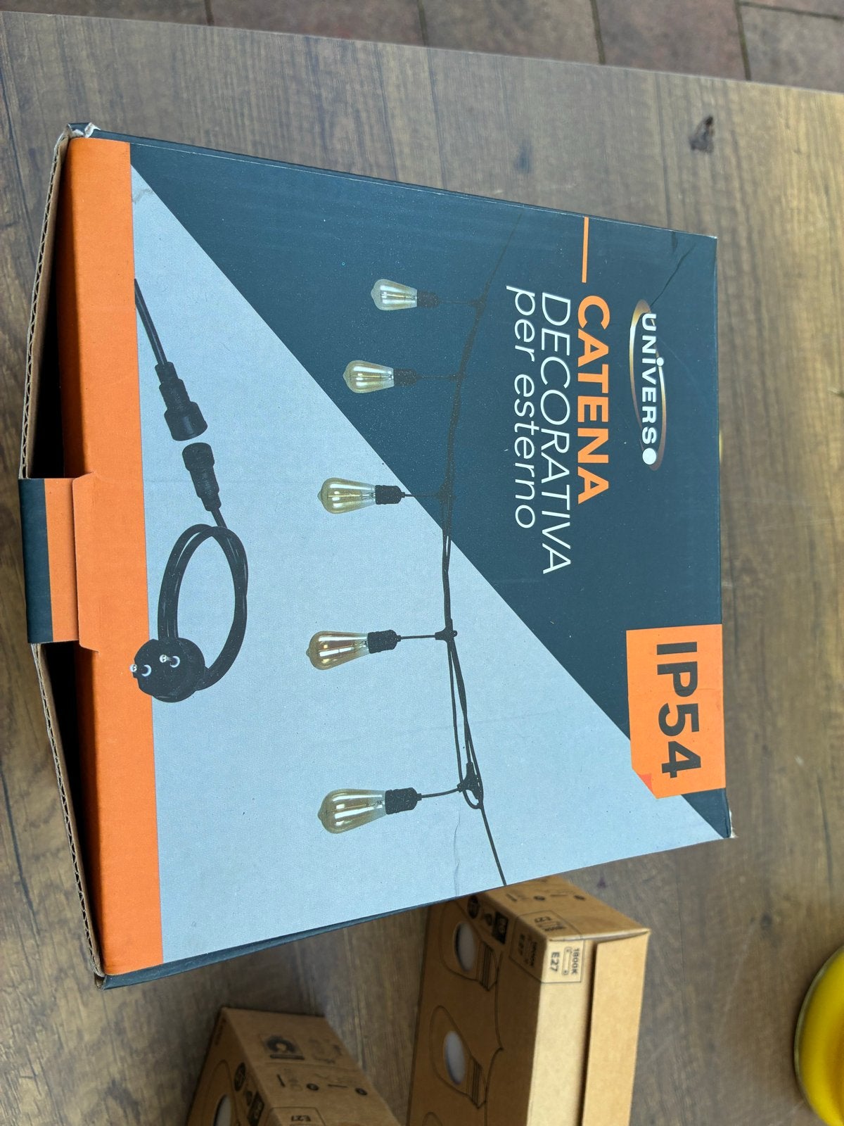Buitenverlichting slinger met losse LED lampen - 9 meter, Kunststof, Minder dan 50 watt, Overige typen, Ophalen of Verzenden