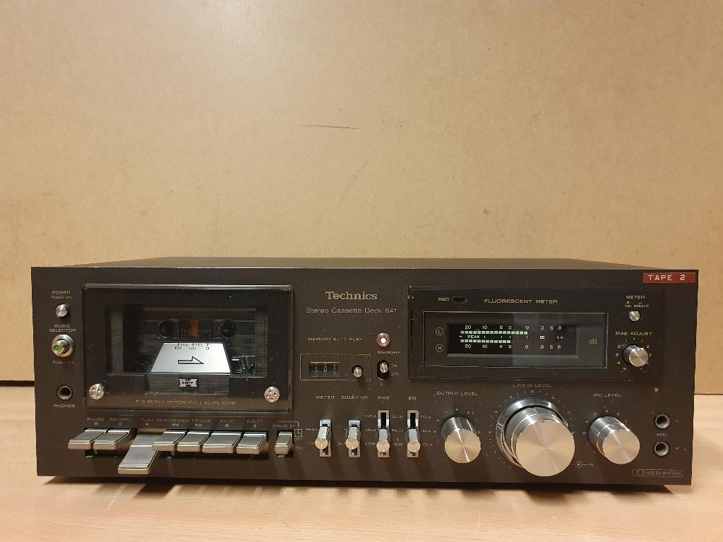 Technics Stereo Cassette Deck 641, Audio, Tv en Foto, Cassettedecks, Ophalen of Verzenden, Overige merken