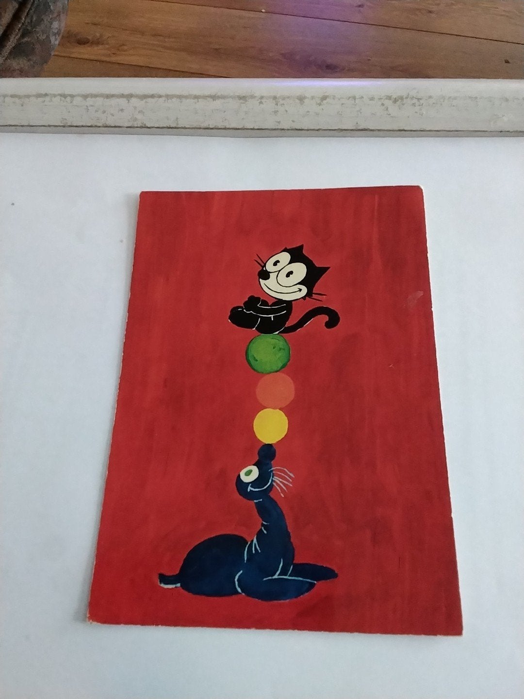 Vintage Felix de Kat Ansichtkaart - 1965, Ophalen of Verzenden