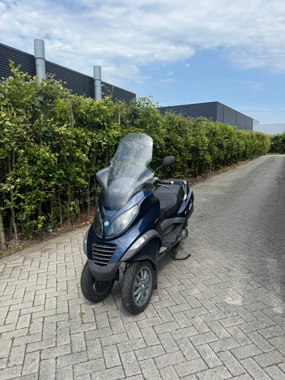 Piaggio mp3 250IE, Ophalen