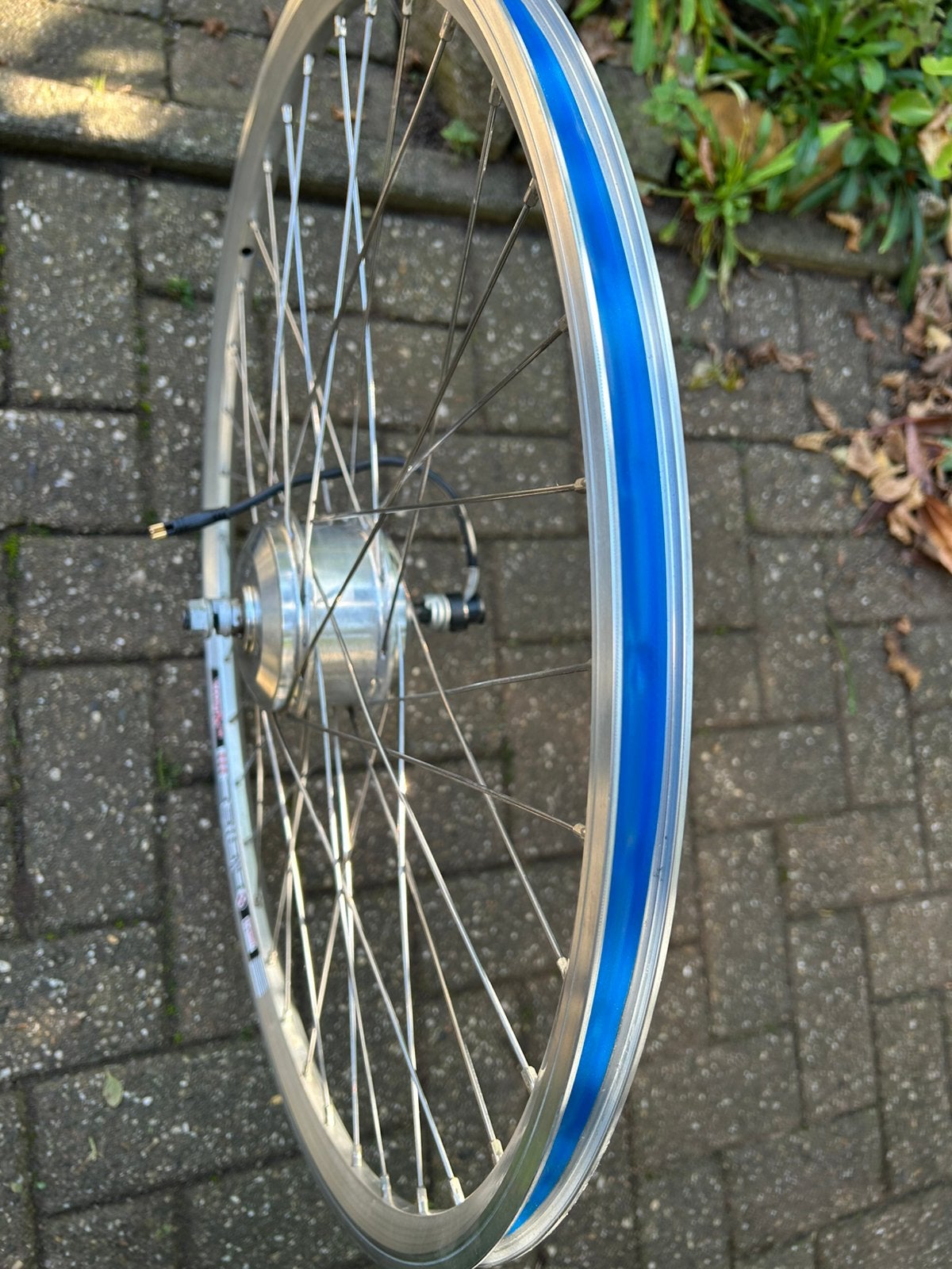 E-bike voorwielmotor 36 volt 3 pins velgrem, Ophalen, Zo goed als nieuw