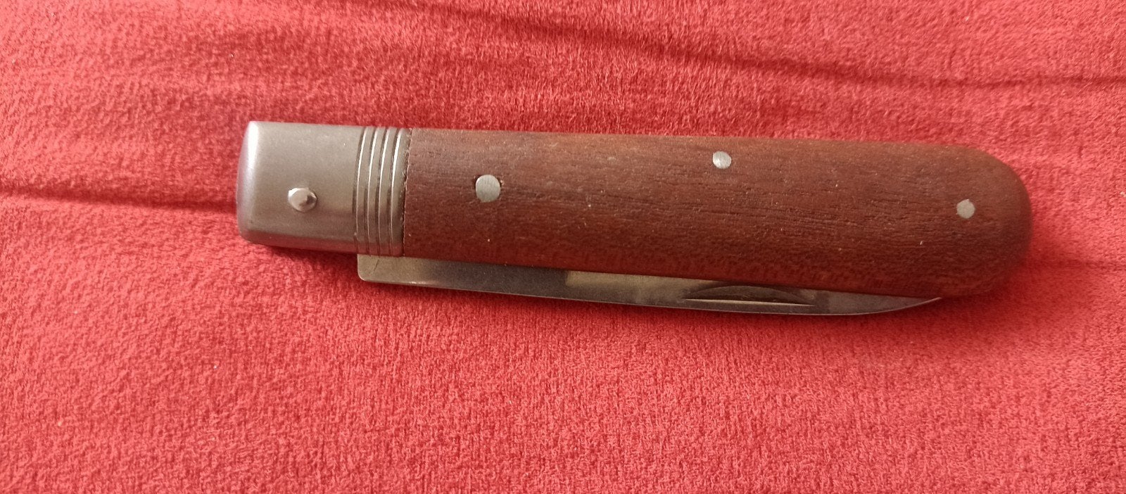 Vintage zakmes met houten handvat, Antiek en Kunst, Antiek | Gereedschap en Instrumenten, Ophalen of Verzenden
