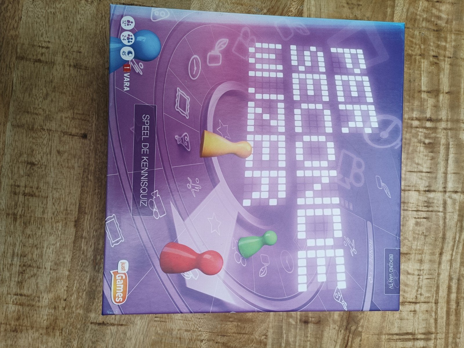 Per seconde wijzer- Het Kennisquiz Spel, Een of twee spelers, Ophalen of Verzenden, Zo goed als nieuw, Just Games