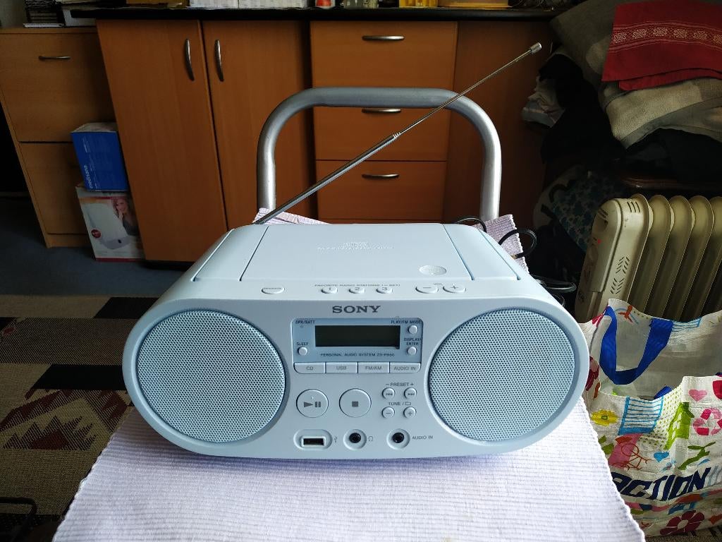 Sony ZS-PS50 boombox- cd defect, Overige merken, Refurbished, Ophalen of Verzenden, Draagbaar