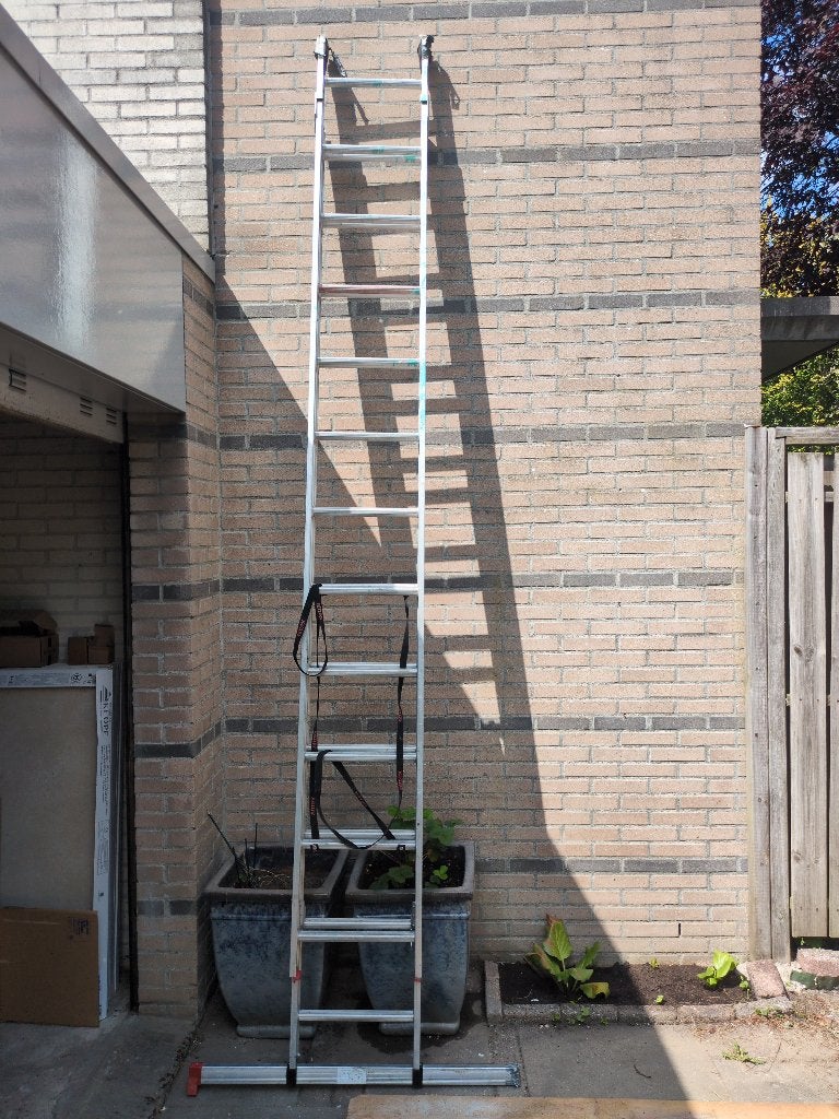 Altrex ladder 2x 3m, Ophalen, Gebruikt, Ladder, 4 meter of meer