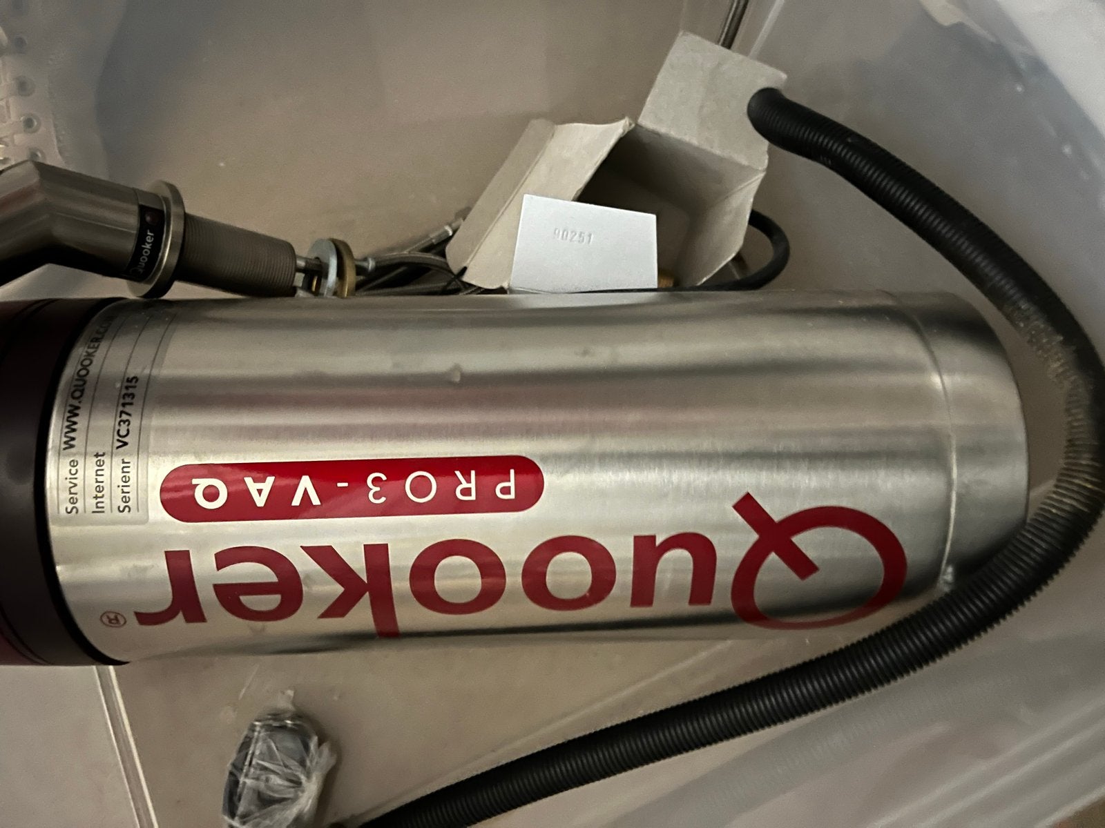 Quooker PRO3-VAQ 3 Liter/8 Bar Boiler, Ophalen, Gebruikt