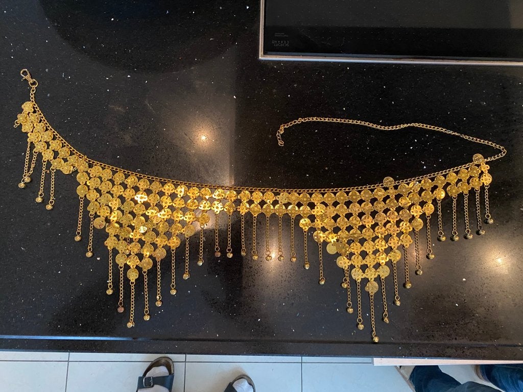 Heupketting, Ophalen of Verzenden, Zo goed als nieuw, Goud, Overige materialen