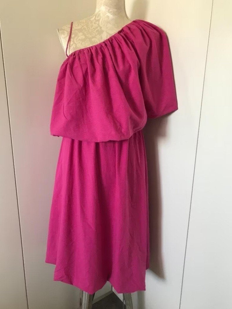A-Symmetrische Jurk van Zara, Zara, Ophalen of Verzenden, Zo goed als nieuw, Roze