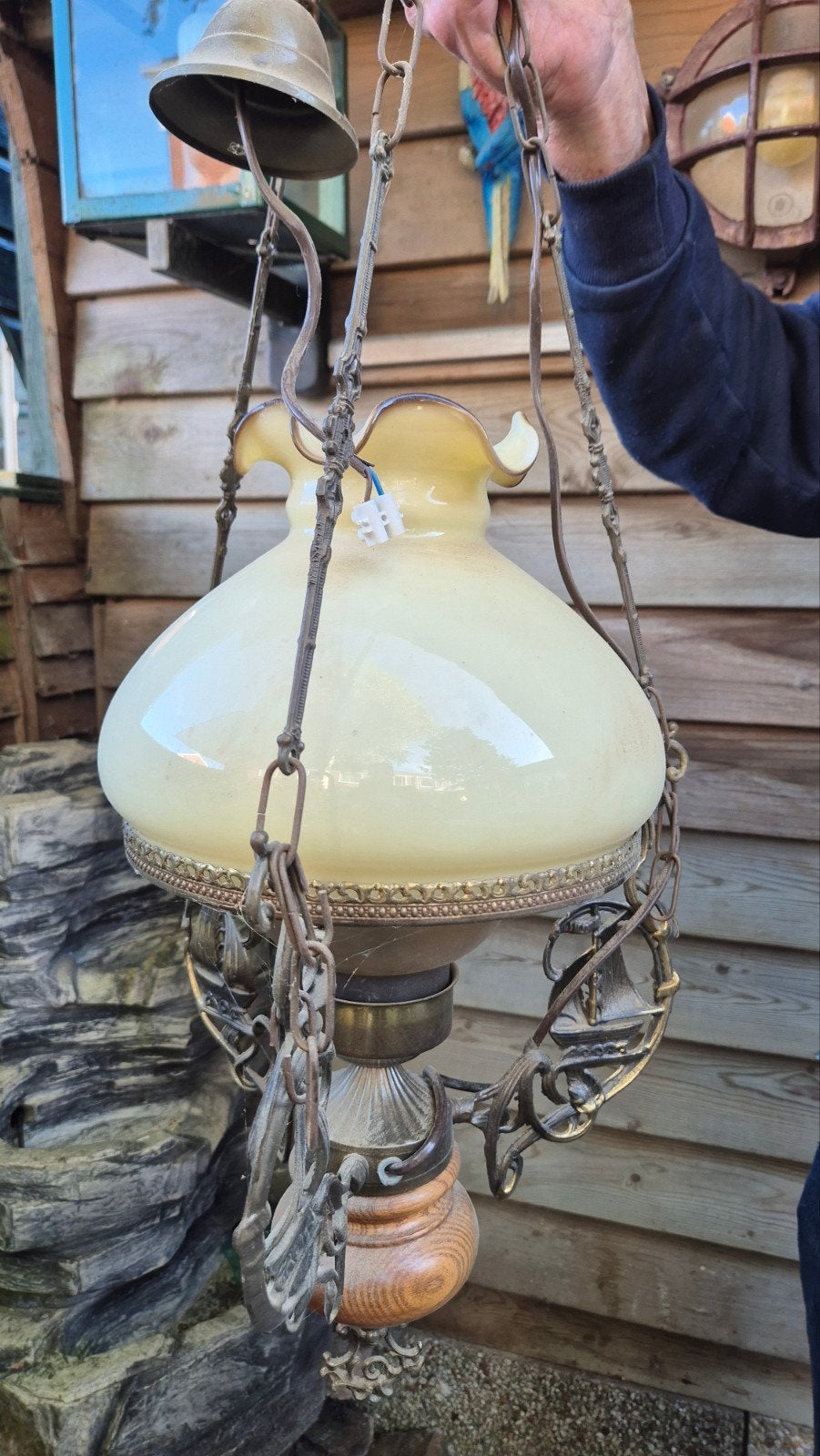 Antieke Schippertjeslamp - Ophalen in Marum, Ophalen