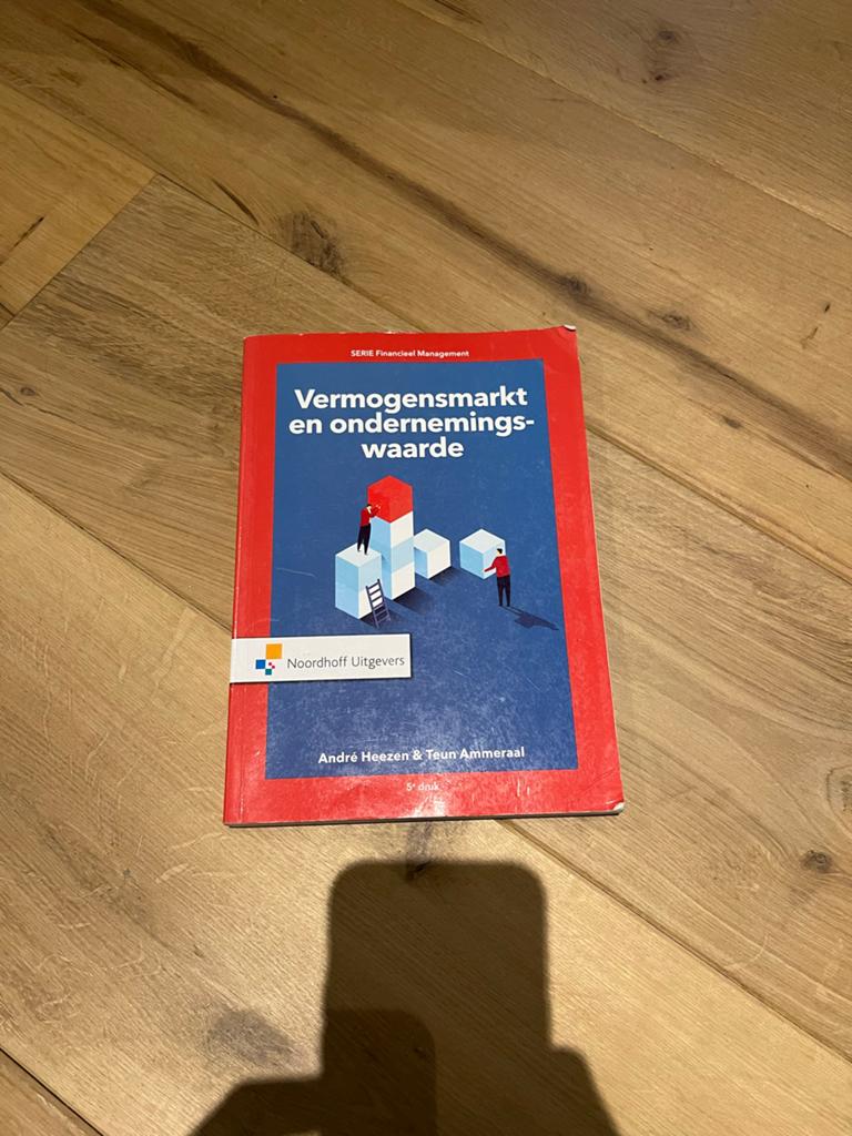 De financiële functie: Vermogensmarkt en ondernemingswaarde, Teun Ammeraal; André Heezen, Ophalen of Verzenden, Management, Zo goed als nieuw