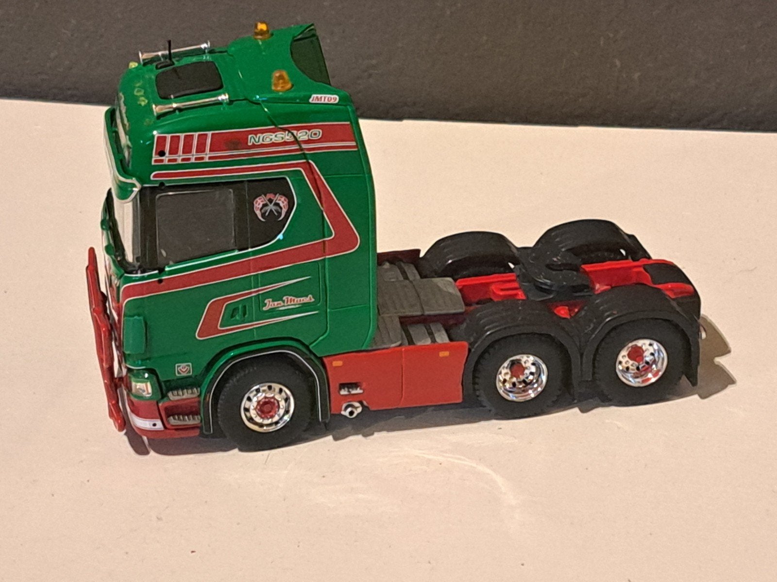 Tekno Mues, Hobby en Vrije tijd, Modelauto's | 1:50, Ophalen of Verzenden, Gebruikt, Bus of Vrachtwagen, Tekno
