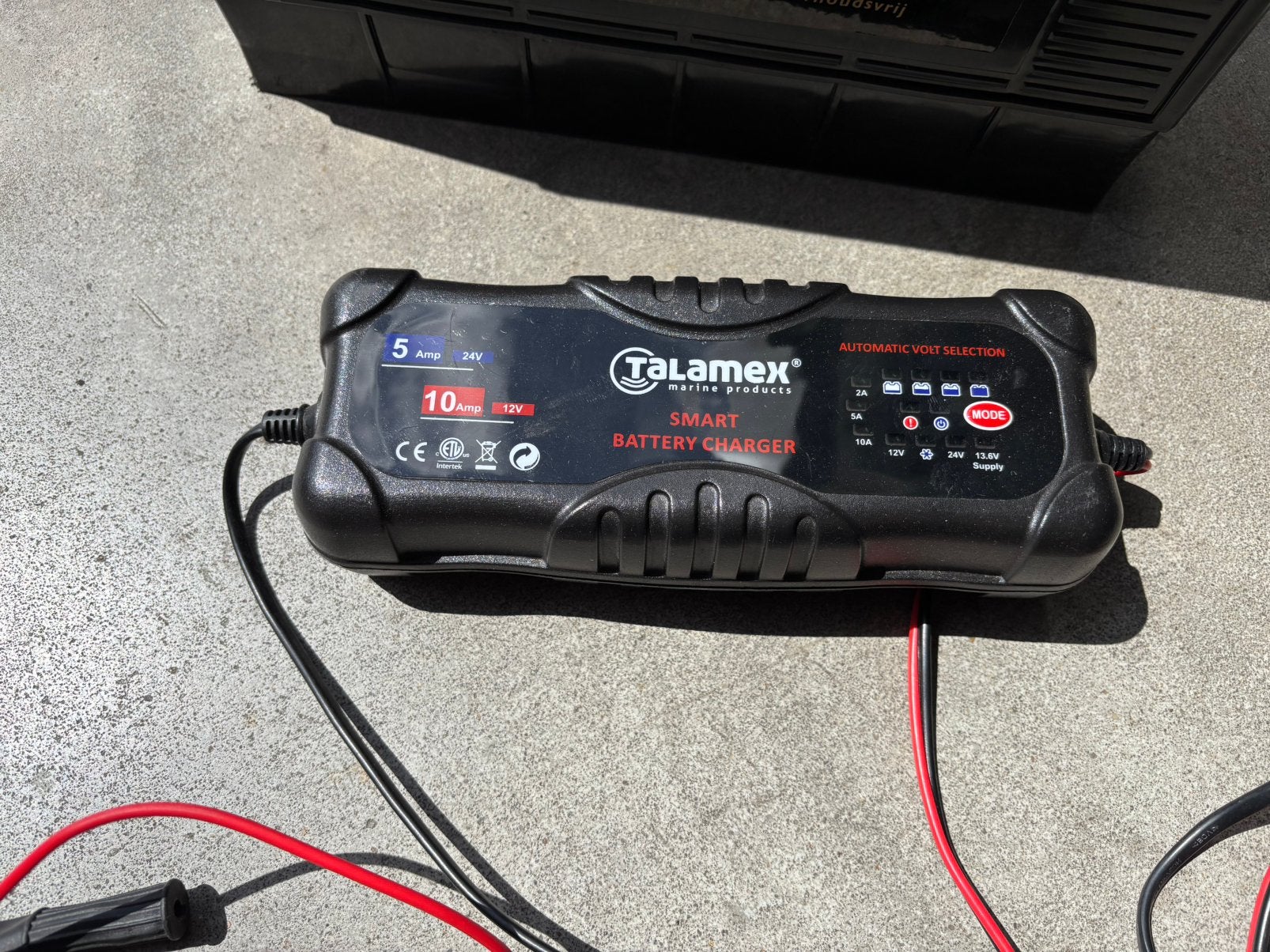 Talamex acculader en Accu voor elektrische buitenboordmotor, Ophalen of Verzenden, Motor en Techniek