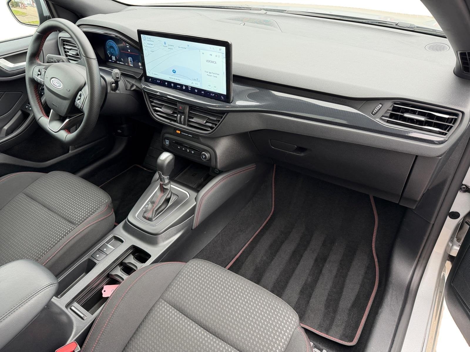 Ford Focus Wagon 1.0 EcoBoost Hybrid ST Line X | 155 pk | Au, Auto's, Ford, 12 maanden, Stof, Gebruikt, Automatische klimaatregeling