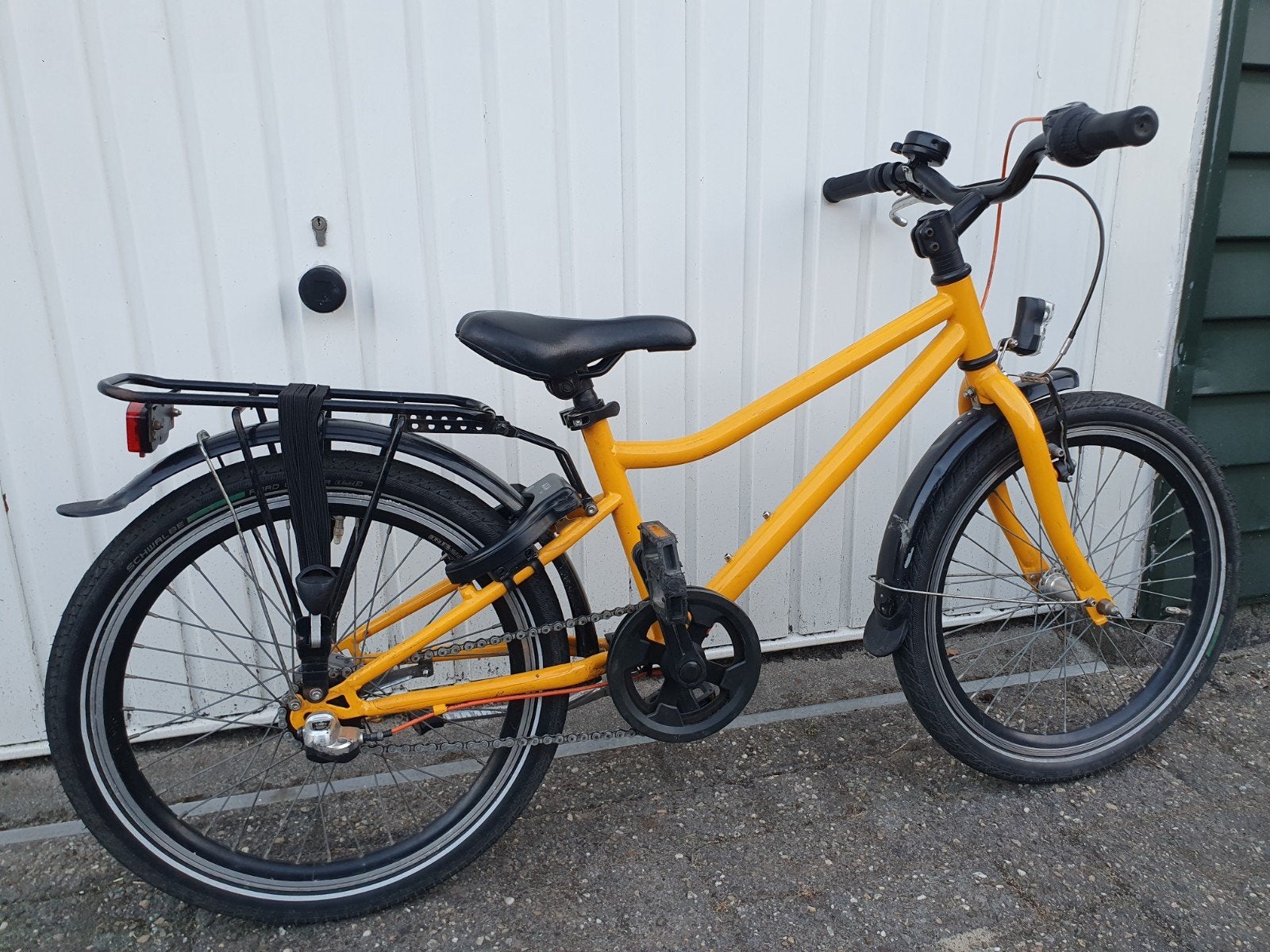 Mooie gele 20 inch jongensfiets, 3 versnellingen., Fietsen en Brommers, Fietsen | Jongens, Ophalen, Terugtraprem, Gebruikt, Versnellingen