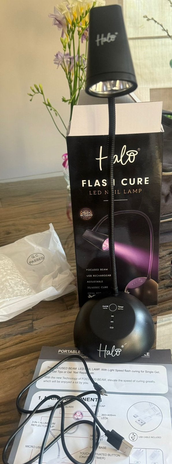 Halo Flash Cure LED Nagellamp - Zo goed als nieuw, Ophalen of Verzenden, Zo goed als nieuw, Overige typen