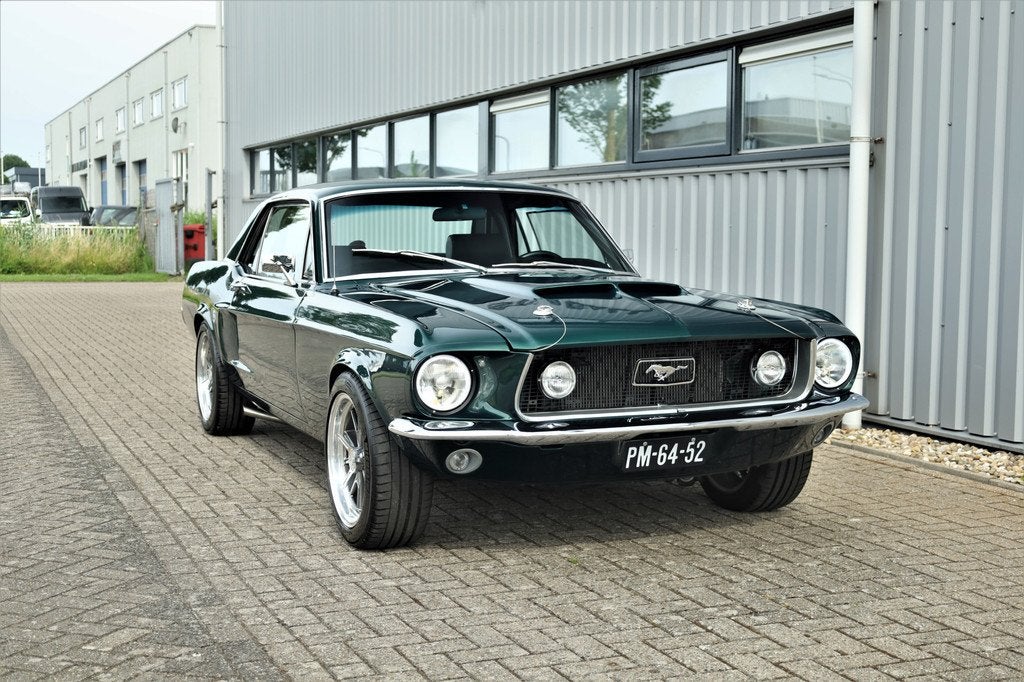 Ford Mustang 1967 Pro Touring Road Race Spec Uniek, Auto's, Oldtimers, Automaat, Zwart, 4735 cc, Bedrijf