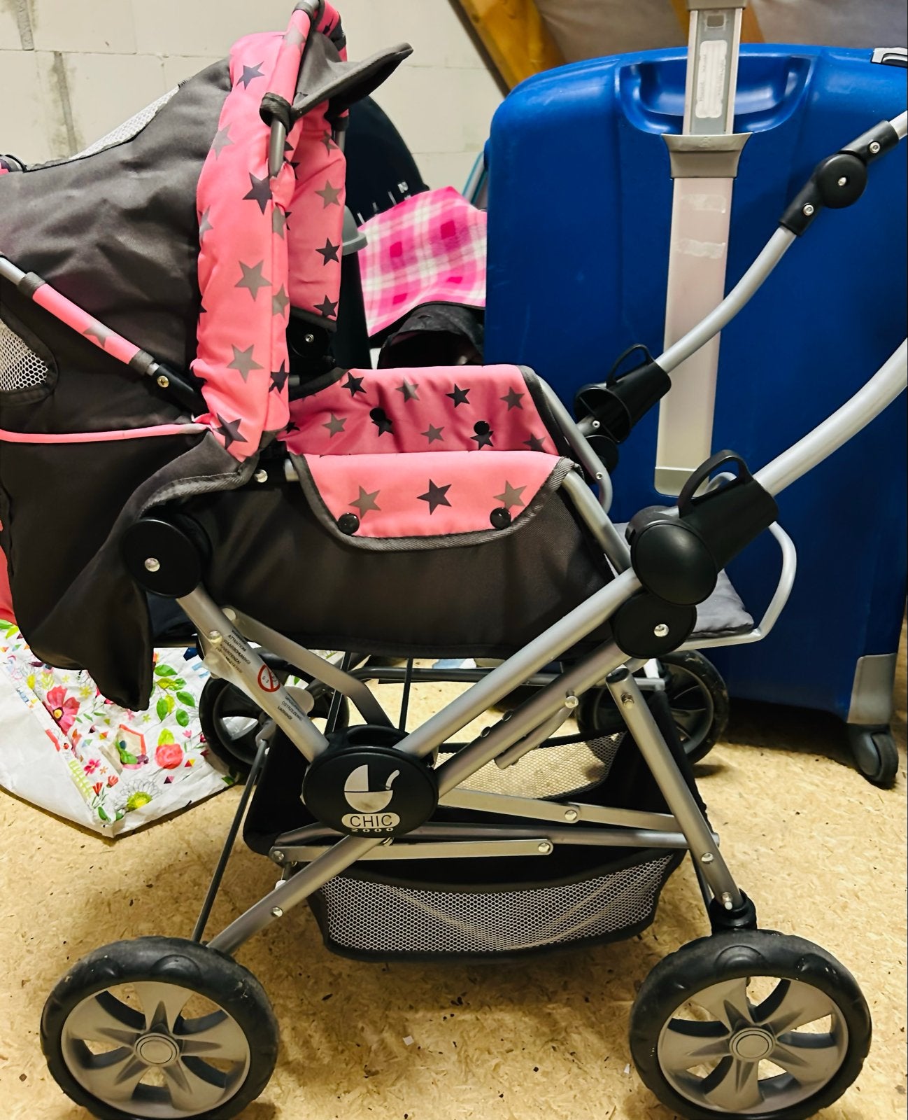 Poppenwagen met zit- en ligstand, verstelbaar, Ophalen, Gebruikt, Overige typen