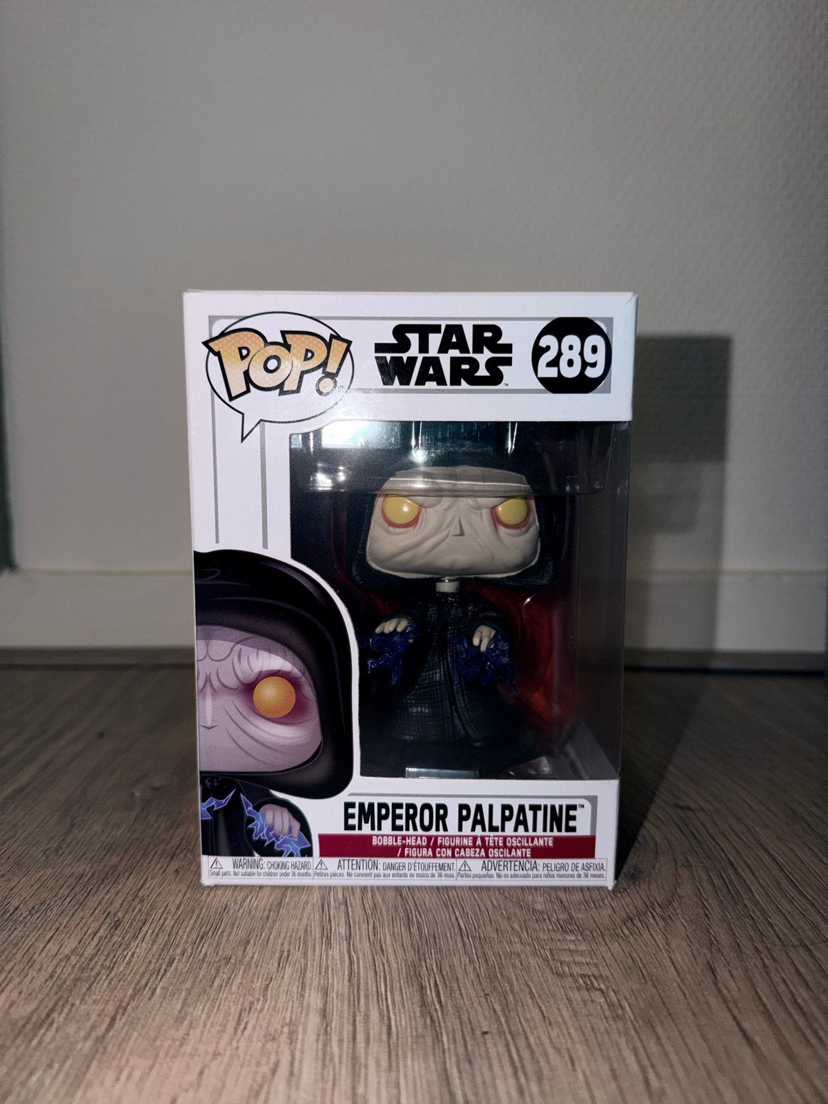 Funko Pop! Star Wars 289 Emperor Palpatine Bobble-Head, Ophalen of Verzenden, Nieuw