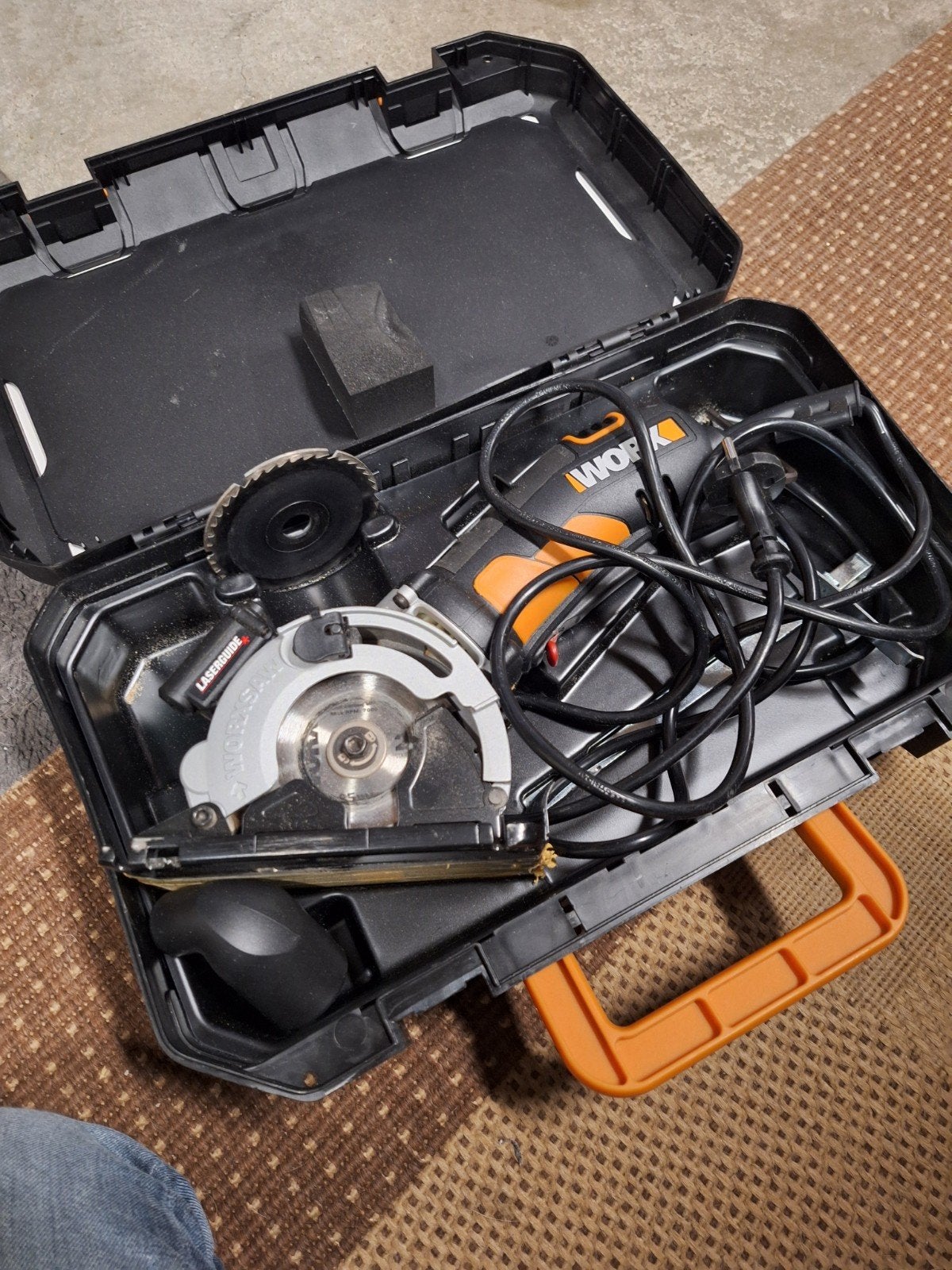 Worx Cirkelzaag WX439 XL - 500W Gesnoerd, Minder dan 30 mm, Cirkelzaag, Worx, Ophalen of Verzenden