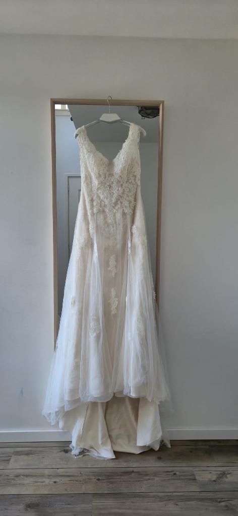 Rebecca Ingram Bruidsjurk, Kleding | Dames, Trouwkleding en Trouwaccessoires, Zo goed als nieuw, Trouwjurk, Overige kleuren, Ophalen