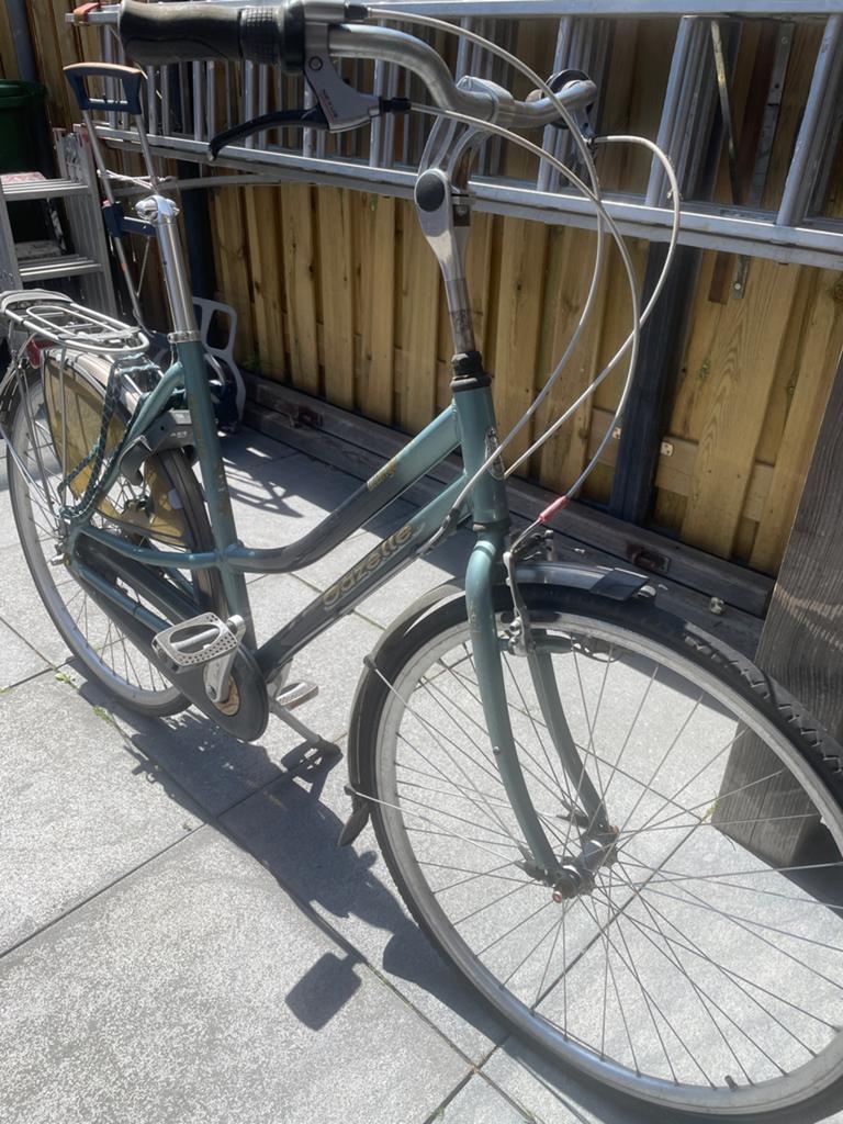 Gazelle damesfiets - Gebruikt, Fietsen en Brommers, Fietsen | Dames | Damesfietsen, Ophalen, Velgrem, Gazelle, 53 tot 56 cm