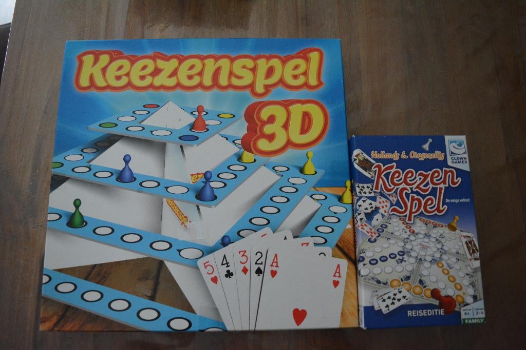 keezenspel, 3d uitvoering het keezen reisspel., Ophalen of Verzenden, Gebruikt, Reisspel
