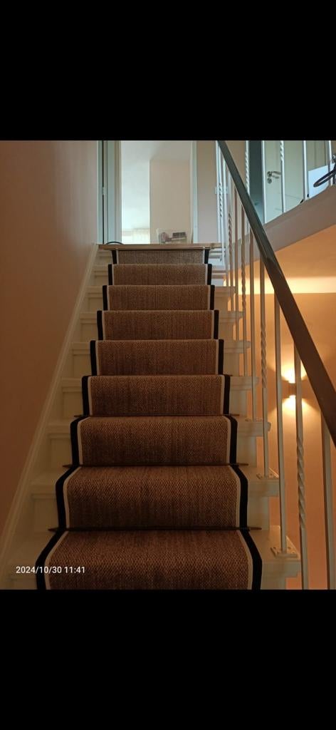 Sisal traploper, ook mogelijk open en dichte trappen, Huis en Inrichting, Stoffering | Tapijten en Kleden, Nieuw, 50 tot 100 cm