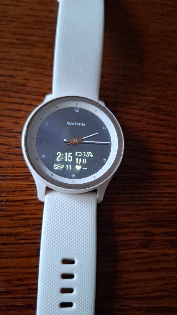 GARMIN Vivomove Sport Hybride Horloge Wit, Wit, Garmin Vivomove Sport, Ophalen of Verzenden, Zo goed als nieuw