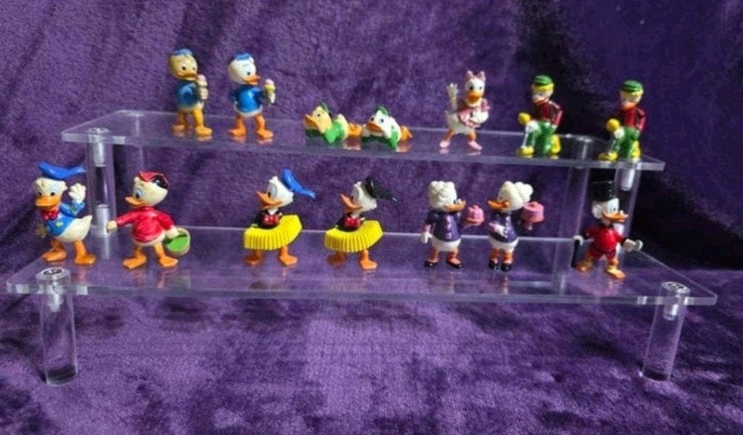 Complete set Donalds Flotte Familie 1987 Kinder Surprise, Ophalen of Verzenden, Zo goed als nieuw, Hardplasticfiguren