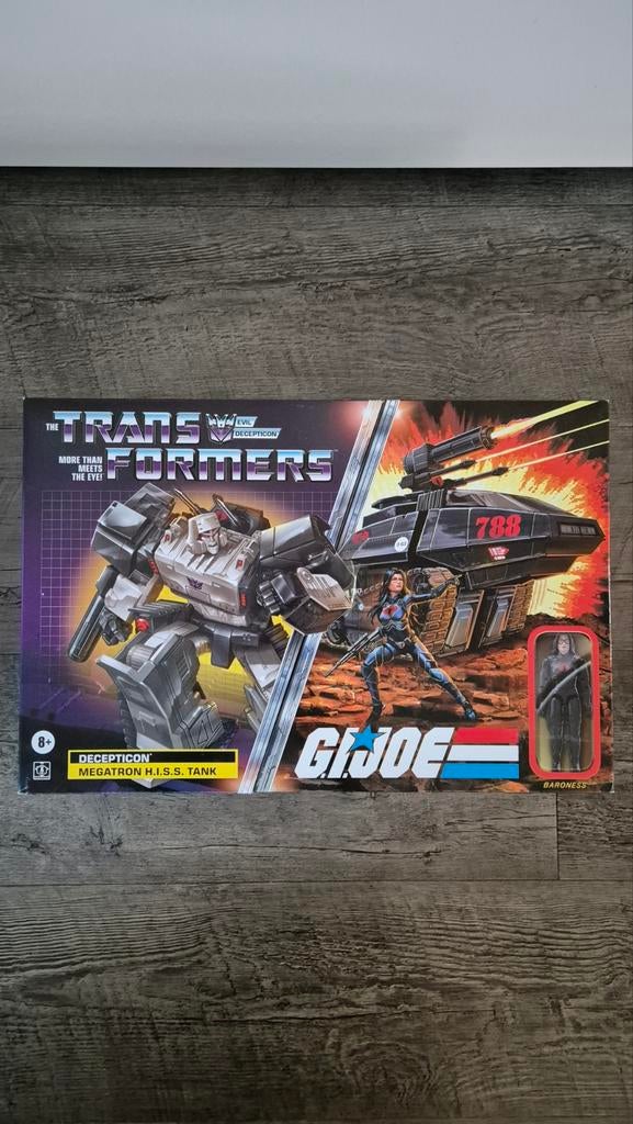 Transformers G.I. Joe x Megatron H.I.S.S. Tank & Baroness, Overige generaties, Verzenden, Nieuw, Decepticons