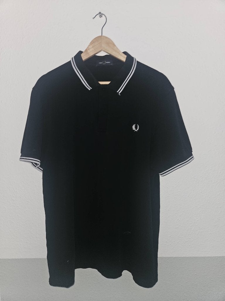 Fred Perry, Kleding | Heren, Polo's, Zwart, Overige maten, Ophalen of Verzenden, Zo goed als nieuw