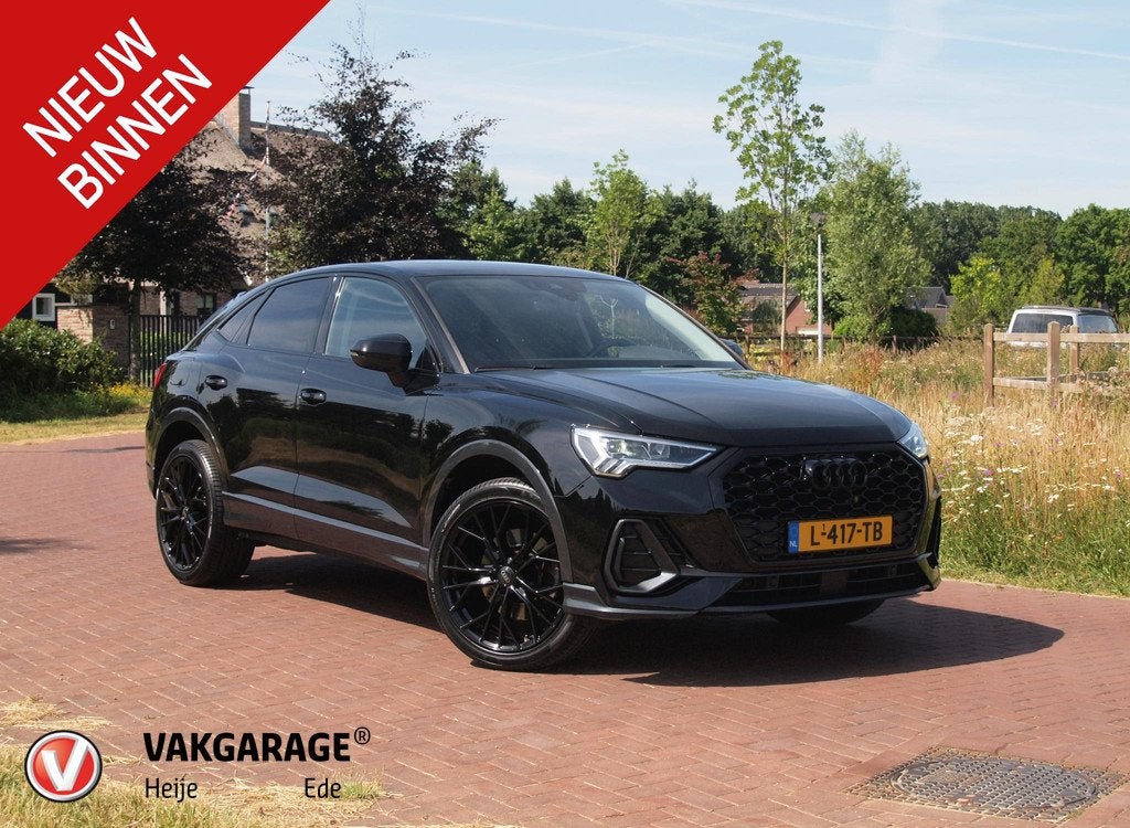 Audi Q3 Sportback 45 TFSI e Advanced Edition | Black Optic |, Gebruikt, Zwart, Hybride Elektrisch/Benzine, 13 kWh