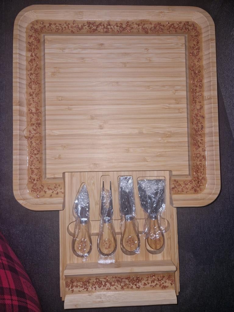Kaasplank, Ophalen of Verzenden, Nieuw, Vierkant, Hout