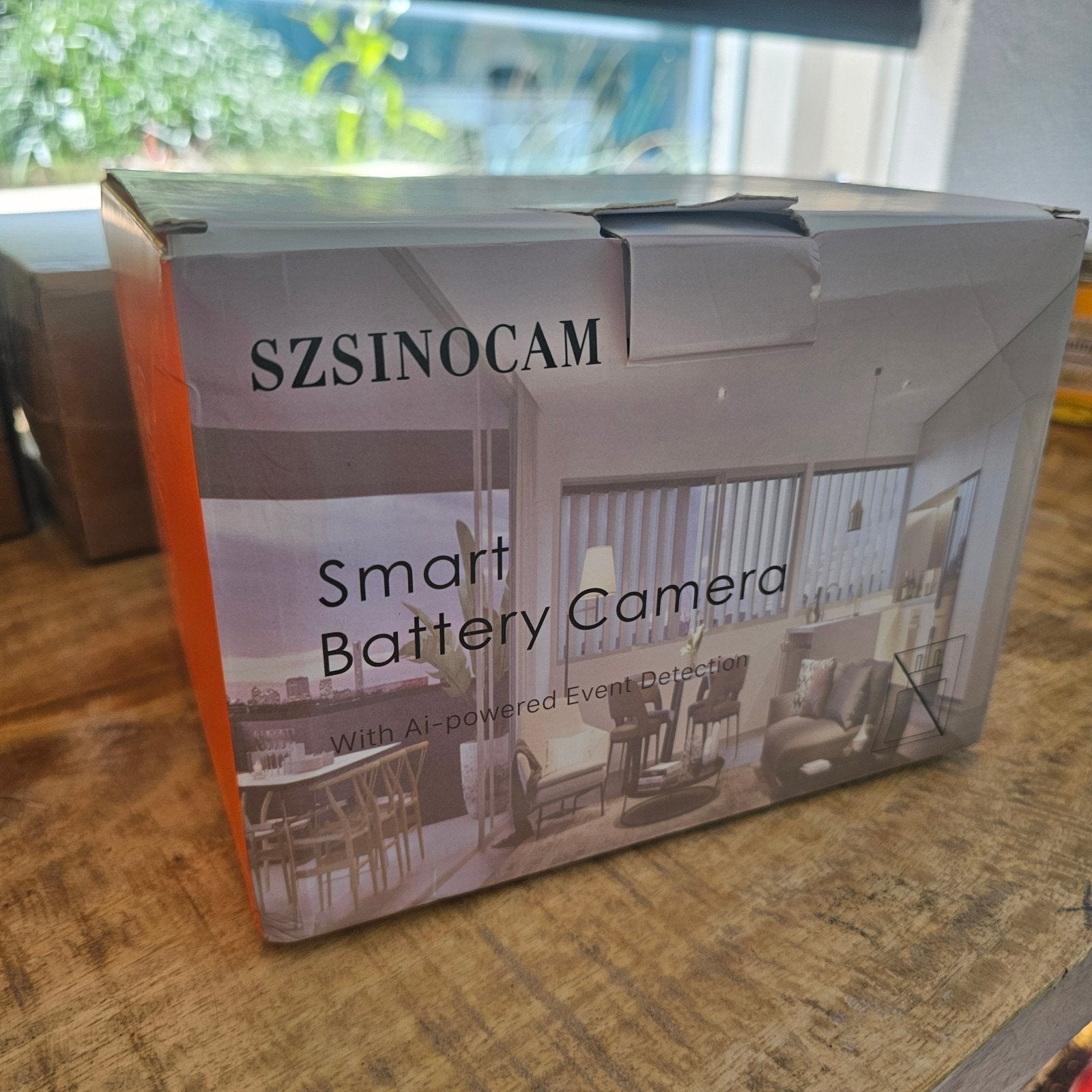 SZSINOCAM Smart Batterij Camera - Nieuw in doos, Ophalen of Verzenden, Nieuw, Buitencamera