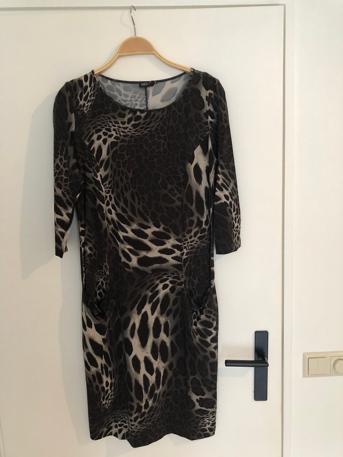 Japon print MOQ, Kleding | Dames, Ophalen of Verzenden, Zo goed als nieuw, Maat 42/44 (L), Knielengte