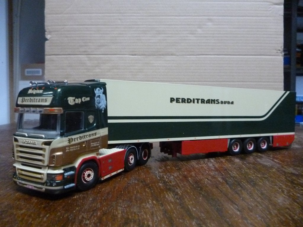 Tekno Scania R serie Perditrans, Hobby en Vrije tijd, Modelauto's | 1:50, Ophalen of Verzenden, Nieuw, Bus of Vrachtwagen, Tekno