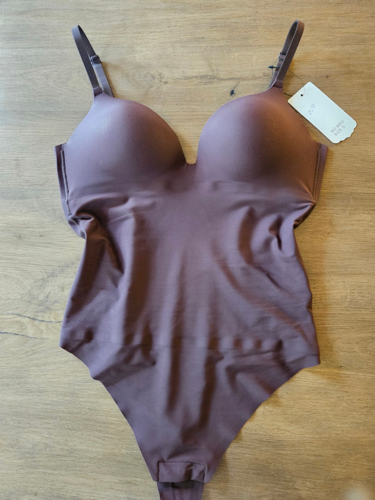 nieuwe donkerbruine stringbody maat s, H Nathalie lingerie, Bruin, Nieuw, Ophalen of Verzenden