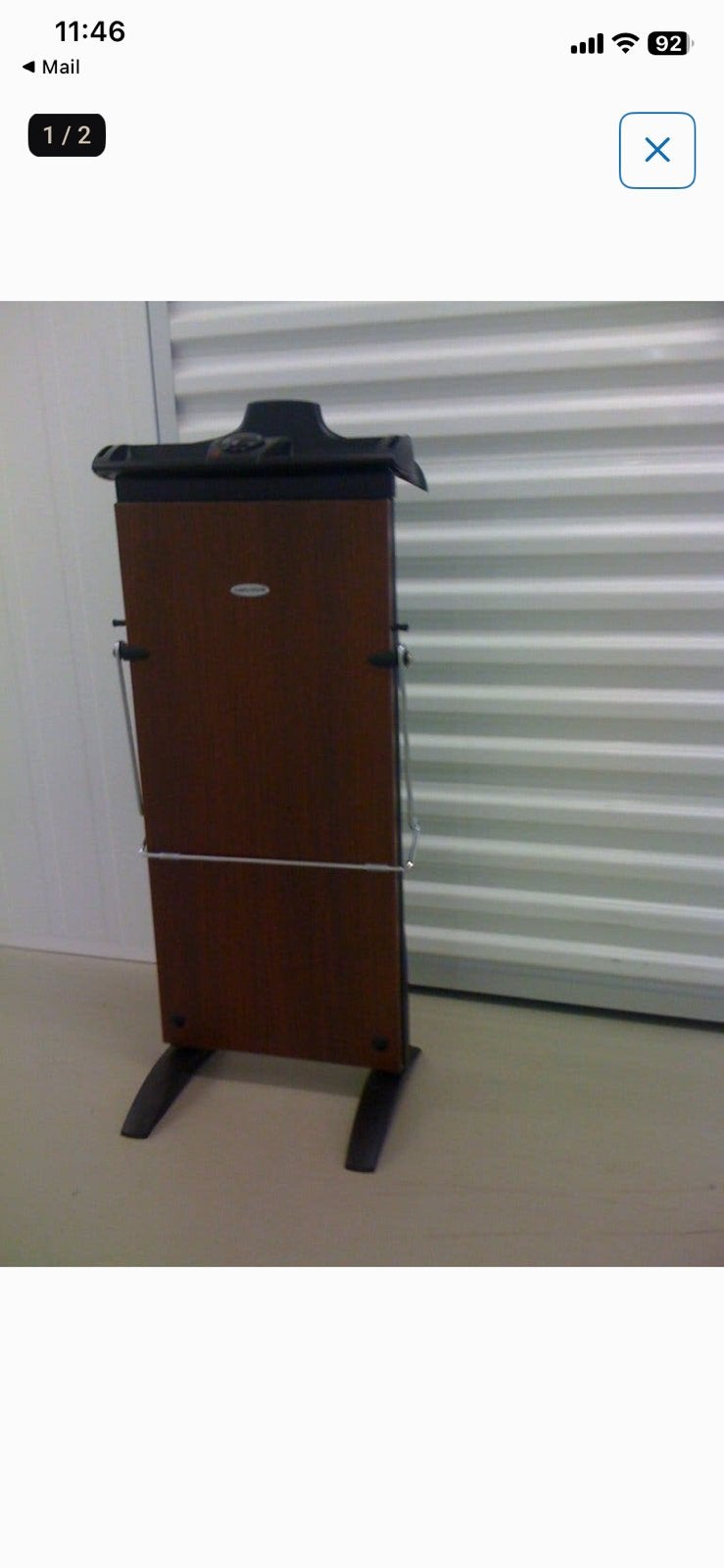 Verwarmbare broekenpers, Ophalen, Zo goed als nieuw