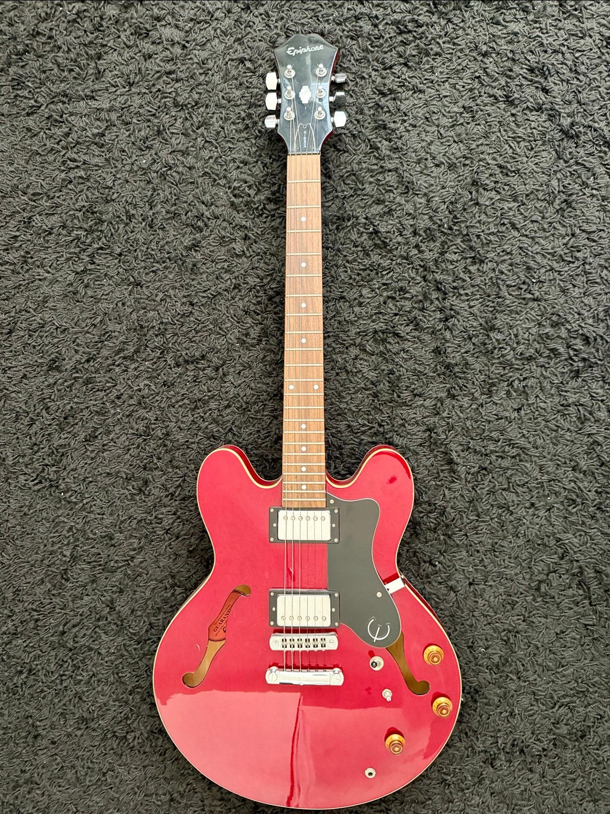 Epiphone Gibson Dot ES-335 Elektrische Gitaar Rood, Muziek en Instrumenten, Ophalen, Zo goed als nieuw, Semi-solid body, Epiphone