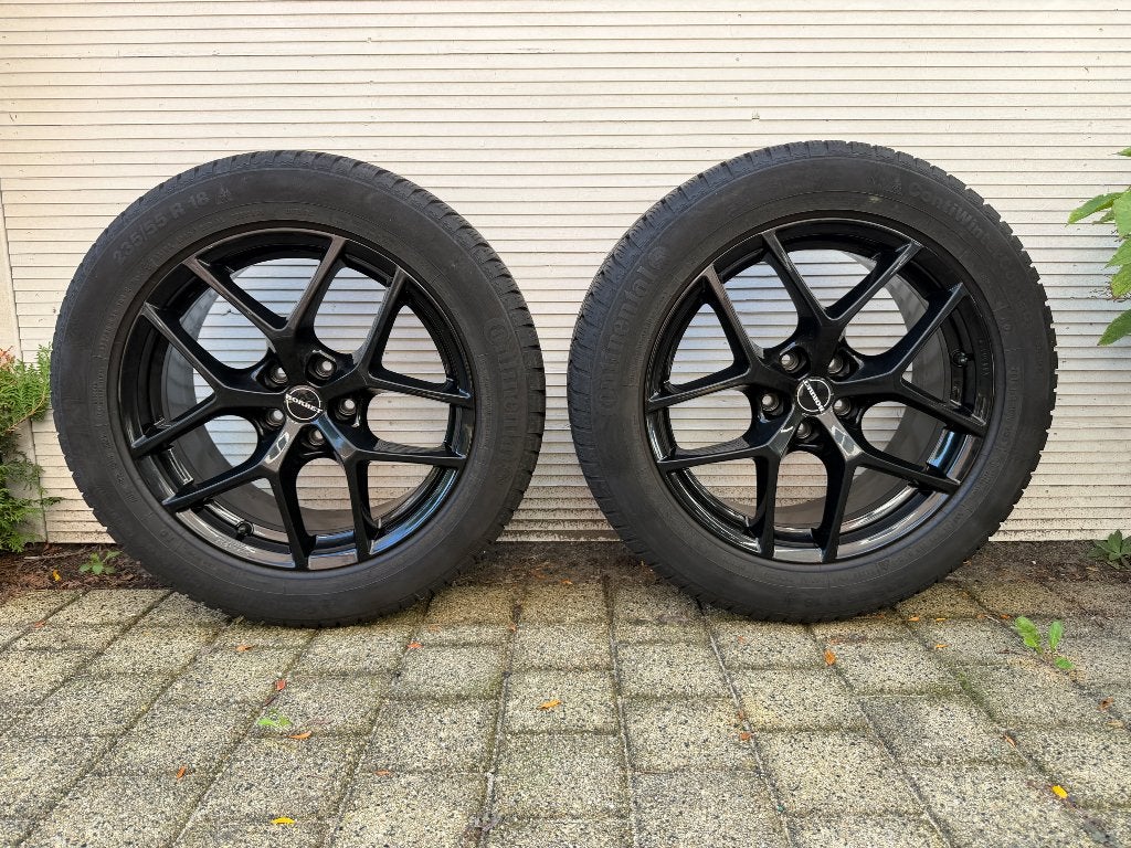 Borbet velgen met winterbanden, Auto-onderdelen, Ophalen, 18 inch, Gebruikt, Banden en Velgen