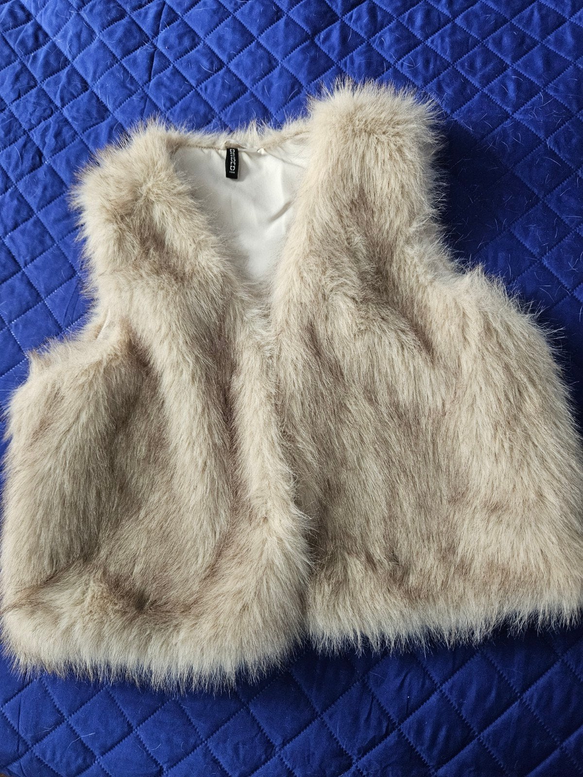 dames bodywarmer, Kleding | Dames, Bodywarmers, Ophalen, Zo goed als nieuw, Maat 42/44 (L), Beige