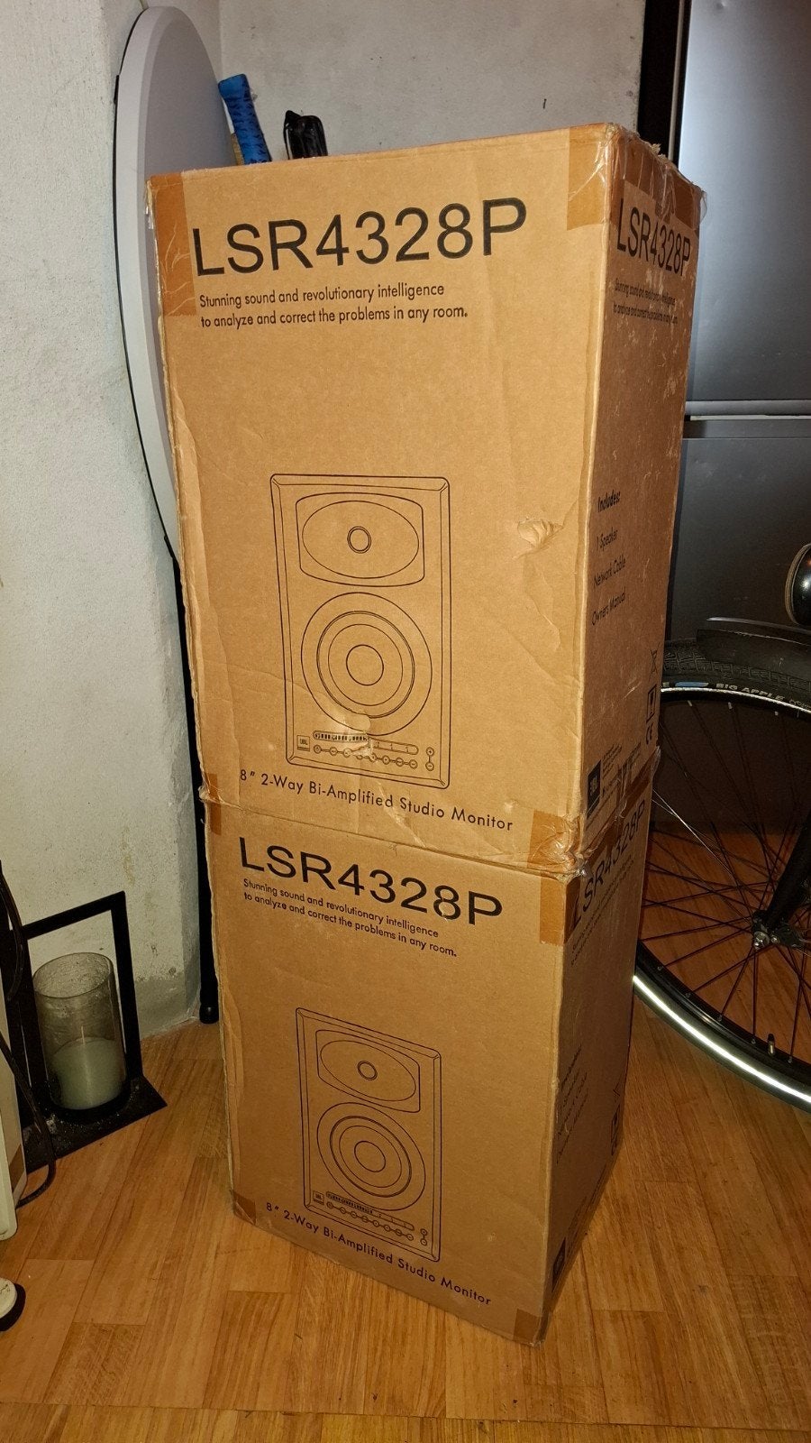 JBL LSR4328P Speakers, Nieuw/Ongebruikt, Ophalen, Studiomonitor, Nieuw, Inclusief kabels